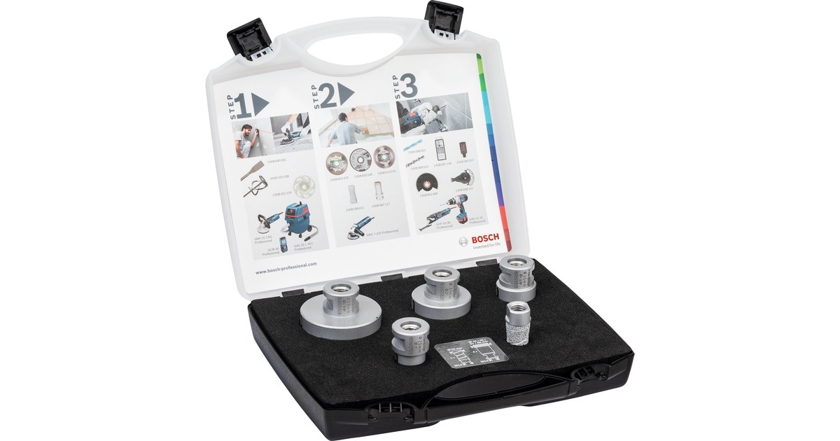 Bosch Fliesenbohrer-Satz DrySpeed / MillingCutter, 5-teilig