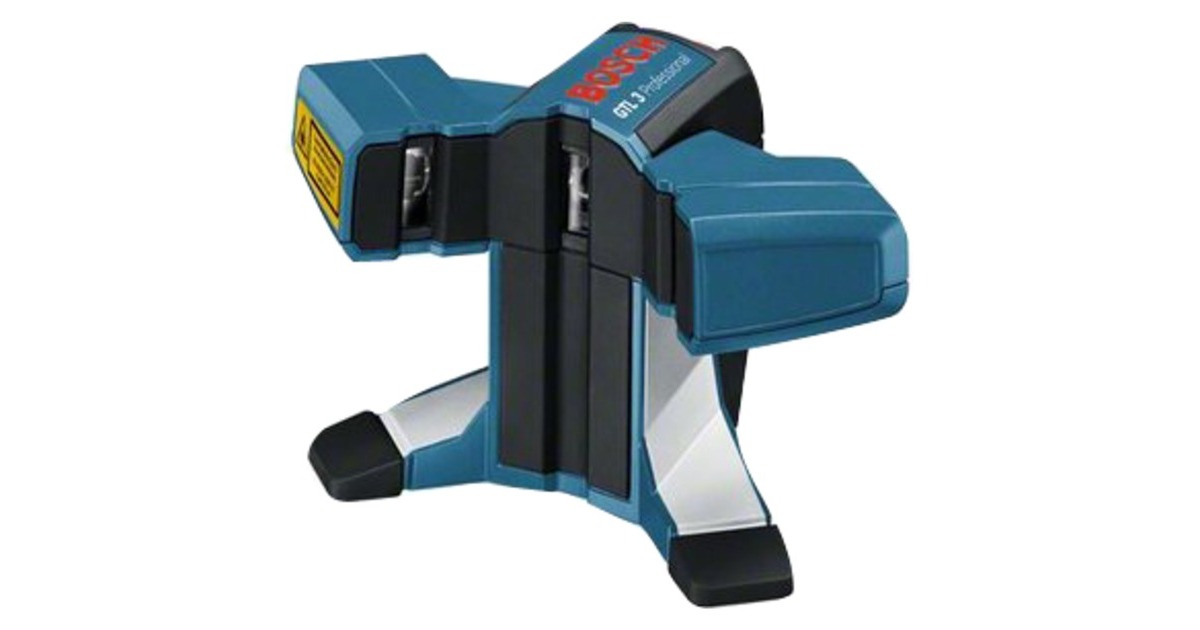 Bosch Fliesenlaser GTL 3 Professional, Linienlaser(blau/schwarz, Schutztasche)