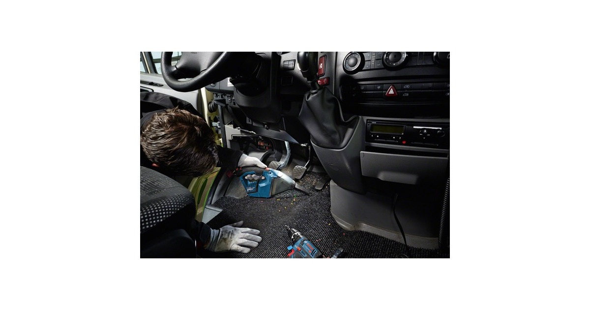 Bosch GAS 12V / 10,8V-LI Professional, Handstaubsauger(blau, L-BOXX 102, ohne Akku und Ladegerät)