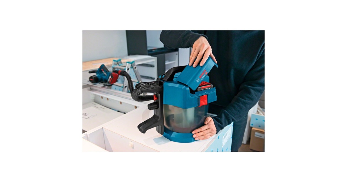 Bosch GAS 18V-10 L, Nass-/Trockensauger(blau, ohne Akku und Ladegerät)