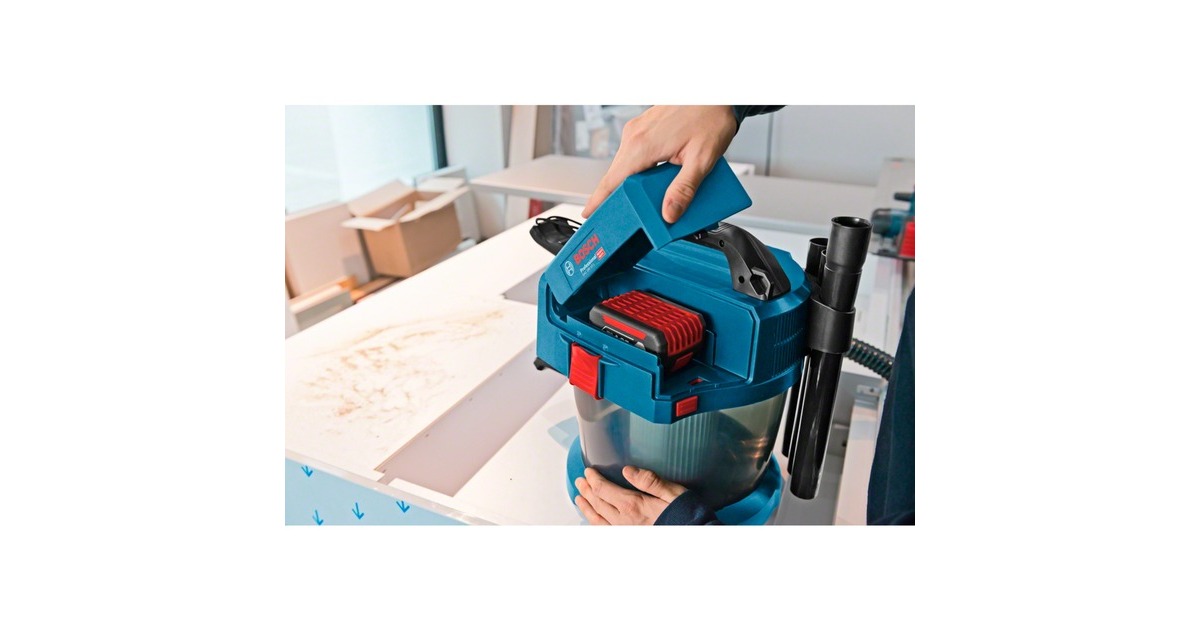 Bosch GAS 18V-10 L, Nass-/Trockensauger(blau, ohne Akku und Ladegerät)