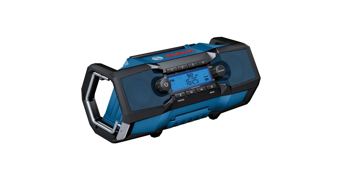 Bosch GPB 18V-2 C, Baustellenradio(blau, Klinke, Bluetooth, FM) Bosch GPB 18V-2 C, Baustellenradio(blau, Klinke, Bluetooth, FM)