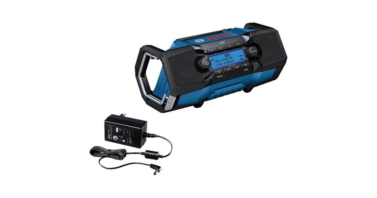 Bosch GPB 18V-2 SC Professional, Baustellenradio(türkis/schwarz, Bluetooth, AUX, IP54) Bosch GPB 18V-2 SC Professional, Baustellenradio(türkis/schwarz, Bluetooth, AUX, IP54)
