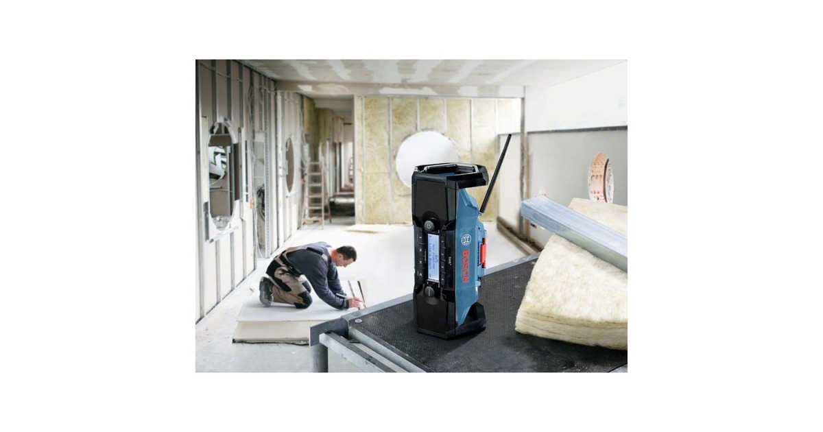 Bosch GPB 18V-2 SC Professional, Baustellenradio(türkis/schwarz, Bluetooth, AUX, IP54)