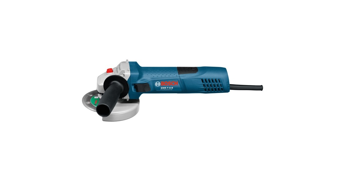 Bosch GWS 7-115 Professional, 115mm, Winkelschleifer(blau, 720 Watt)