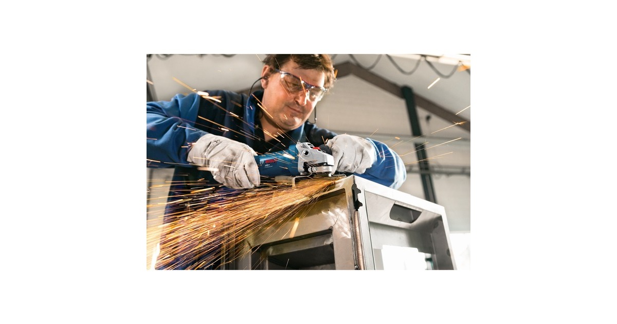 Bosch GWS 7-115 Professional, 115mm, Winkelschleifer(blau, 720 Watt)