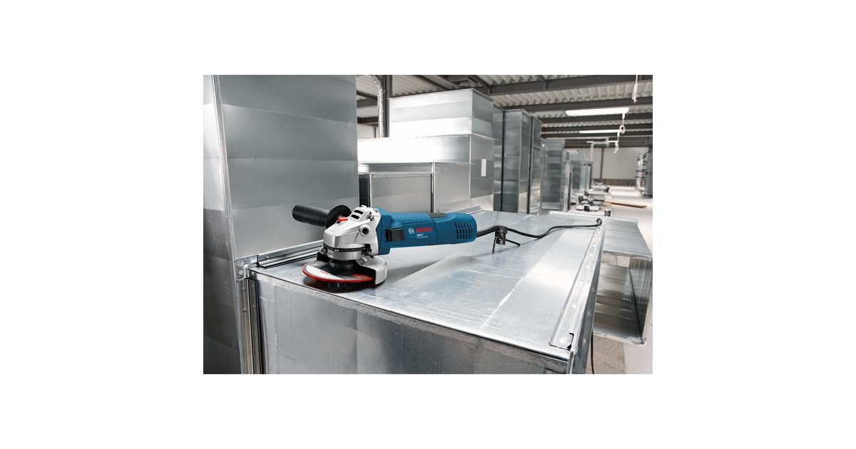 Bosch GWS 7-115 Professional, 115mm, Winkelschleifer(blau, 720 Watt)