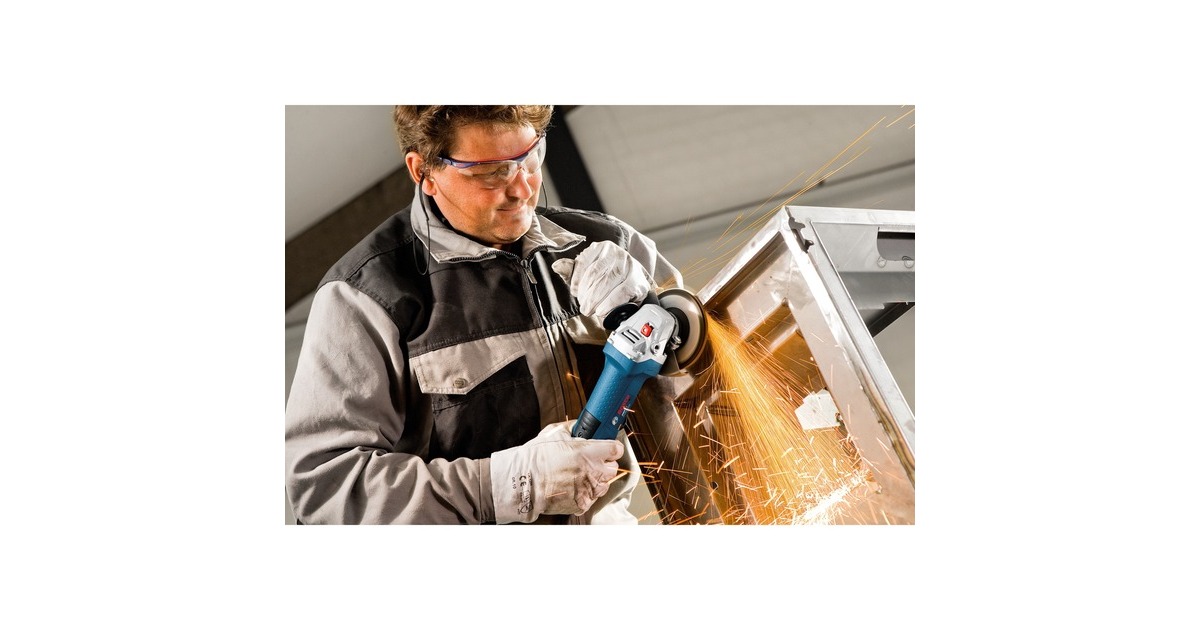 Bosch GWS 7-115 Professional, 115mm, Winkelschleifer(blau, 720 Watt)