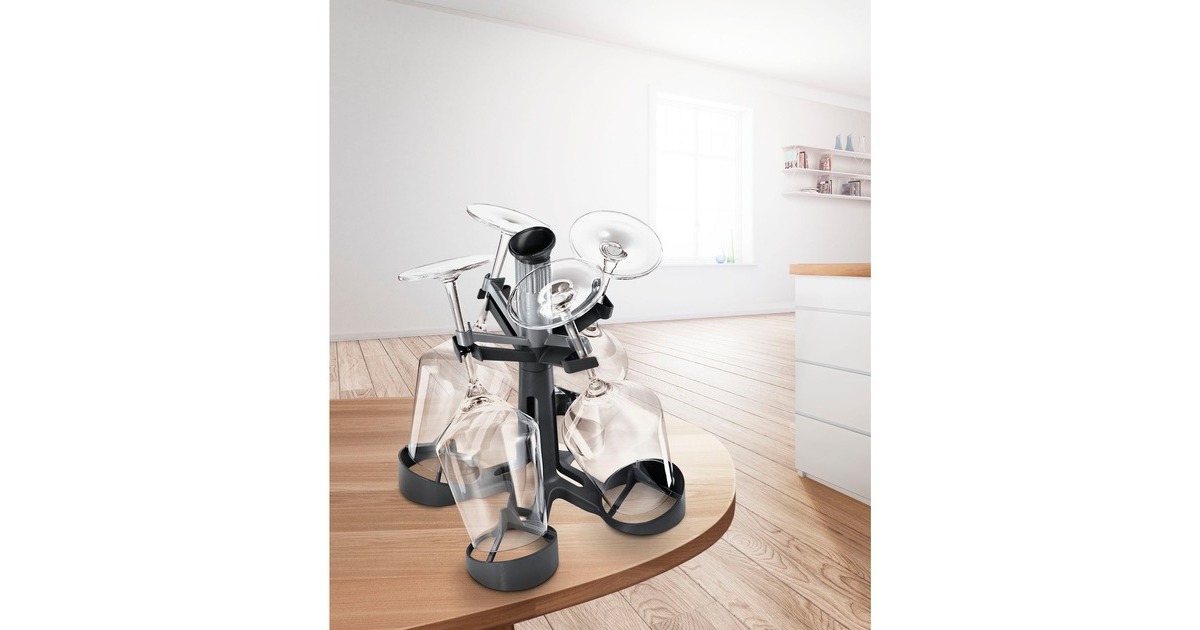 Bosch Gläserhalter für 4 Langstielgläser SMZ5300, Halterung(dunkelgrau)