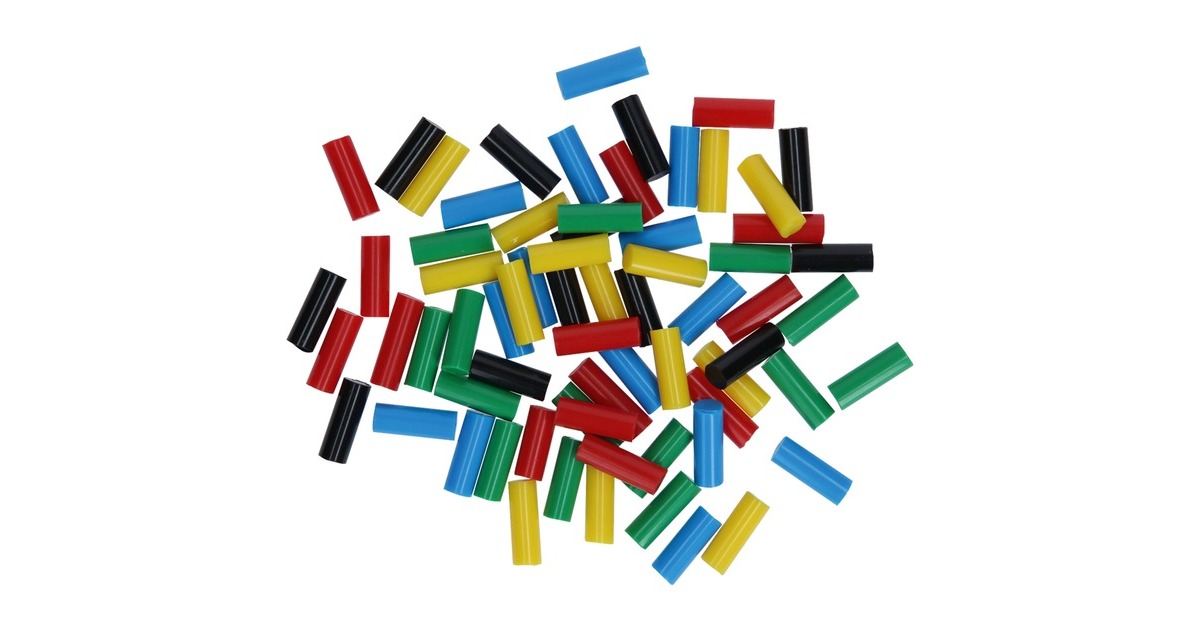 Bosch Gluey-Klebesticks, Farb-Mix, Ø 7mm x 20mm, Kleber(mehrfarbig, 70 Stück, für Gluey Pen)