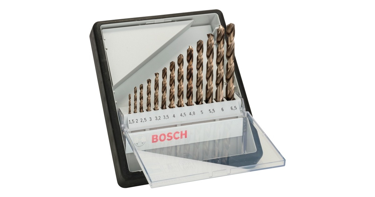 Bosch HSS-Co Robust Line Metallbohrer-Satz, 13-teilig