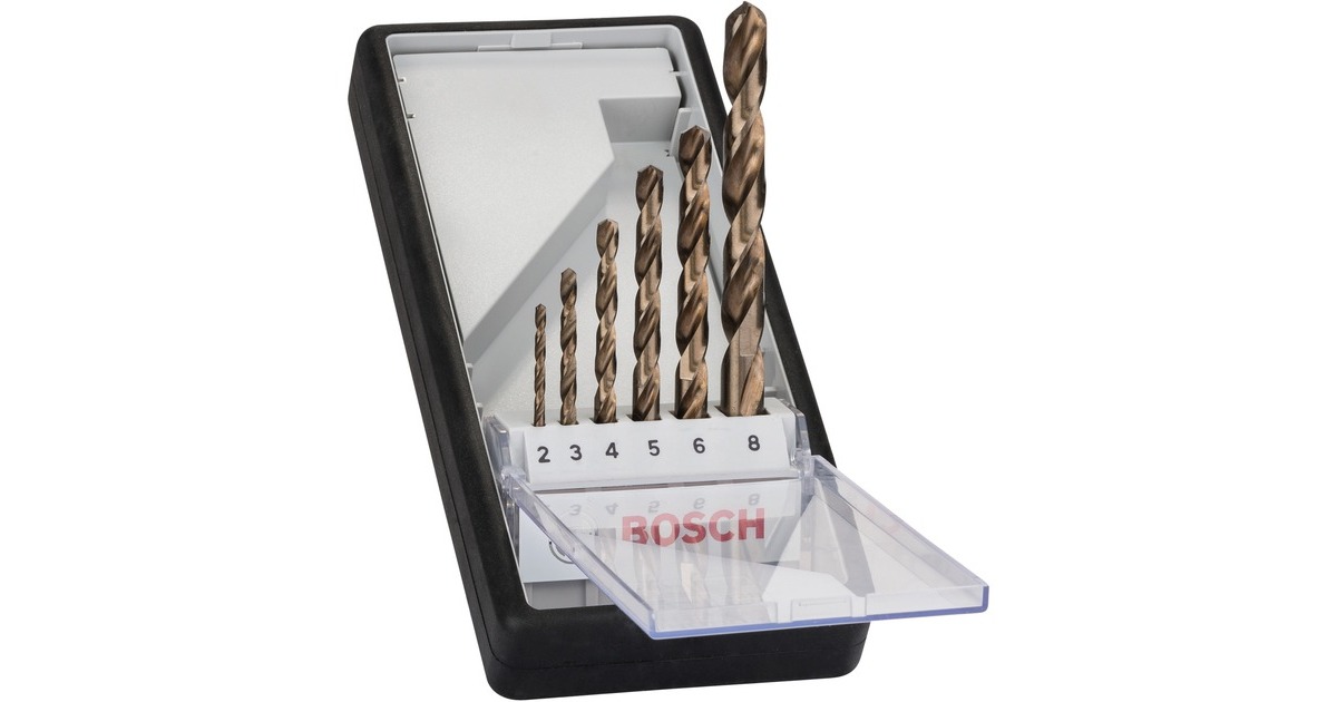 Bosch HSS-Co Robust Line Metallbohrer-Satz, 6-teilig