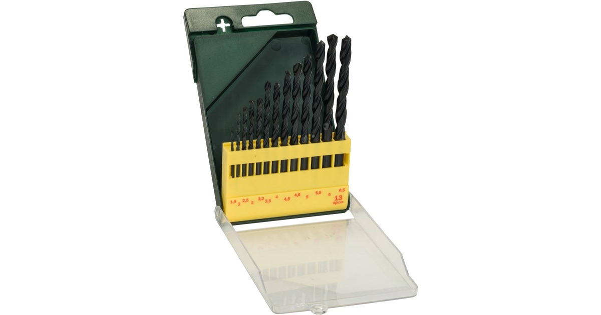 Bosch HSS-R-Metallbohrer-Satz, 13-teilig(grün, Ø 1,5 - 6,5mm)