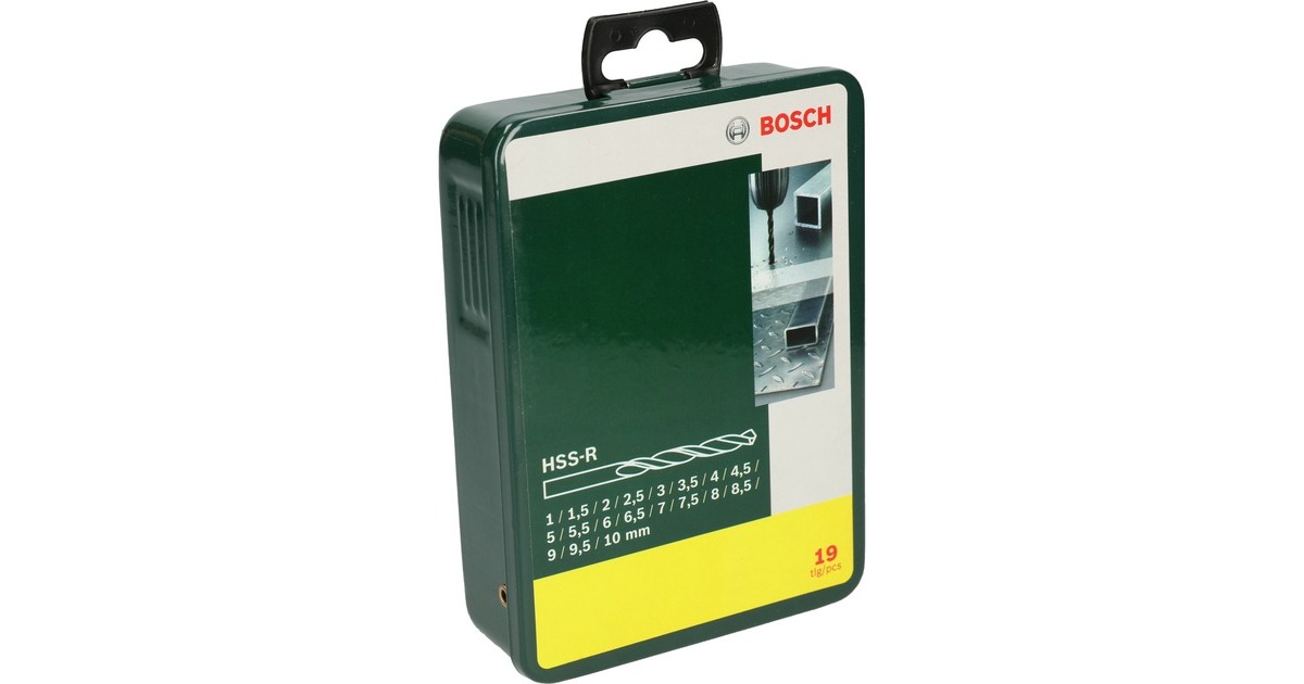 Bosch HSS-R-Metallbohrer-Satz, 19-teilig(grün)