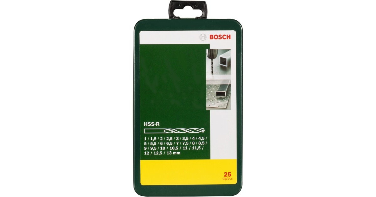 Bosch HSS-R-Metallbohrer-Satz, 25-teilig(grün)