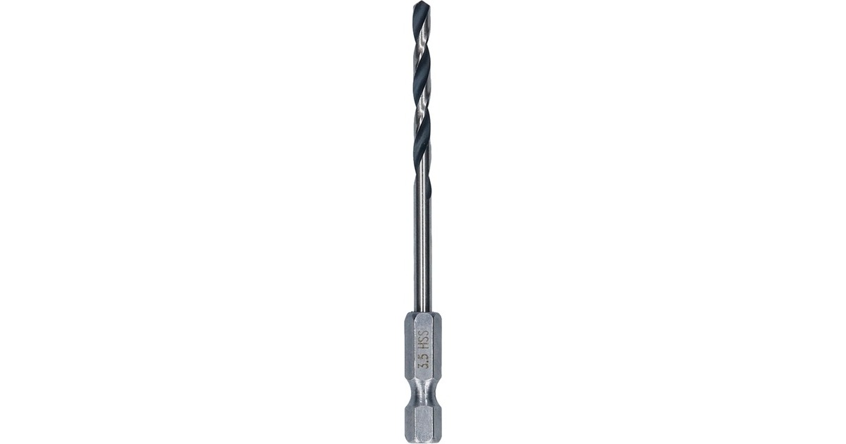 Bosch HSS-Spiralbohrer PointTeQ Hex, Ø 3,5mm(Arbeitslänge 39mm)