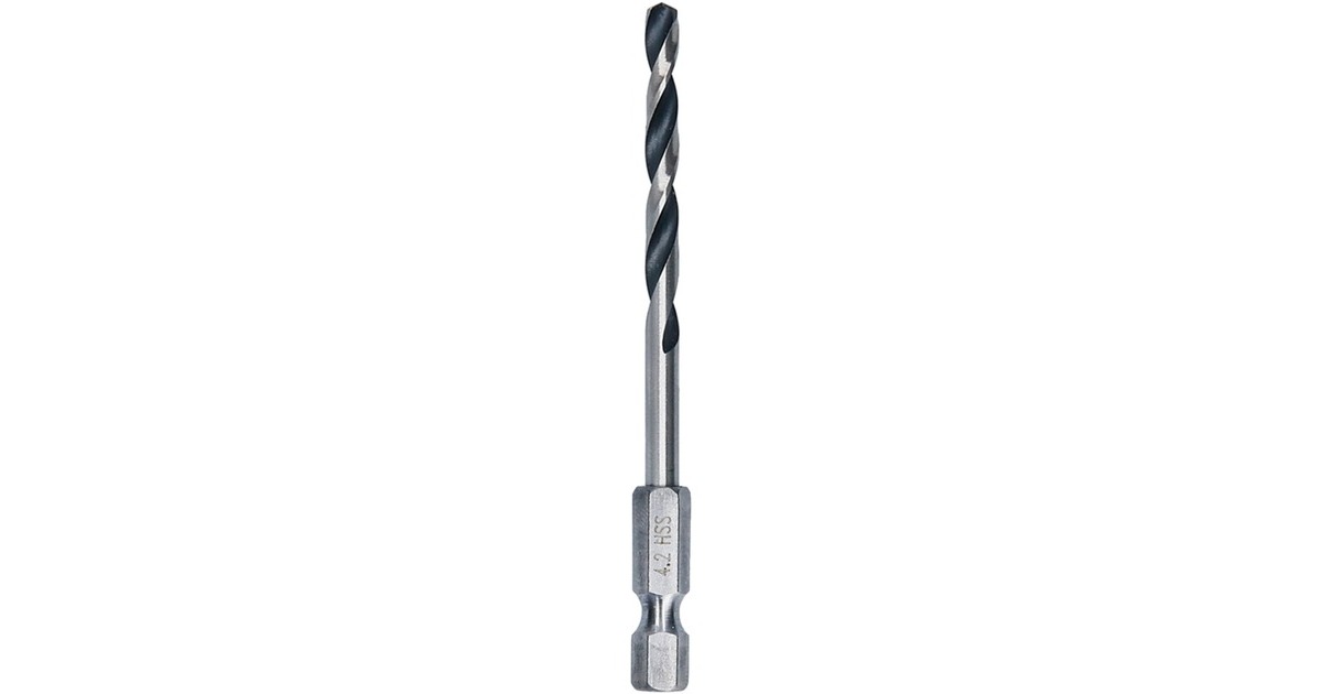 Bosch HSS-Spiralbohrer PointTeQ Hex, Ø 4,2mm(10 Stück, Arbeitslänge 43mm)