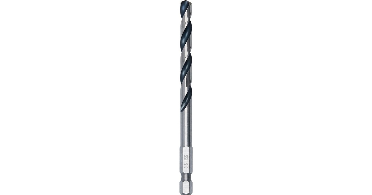 Bosch HSS-Spiralbohrer PointTeQ Hex, Ø 6,5mm(Arbeitslänge 63mm)