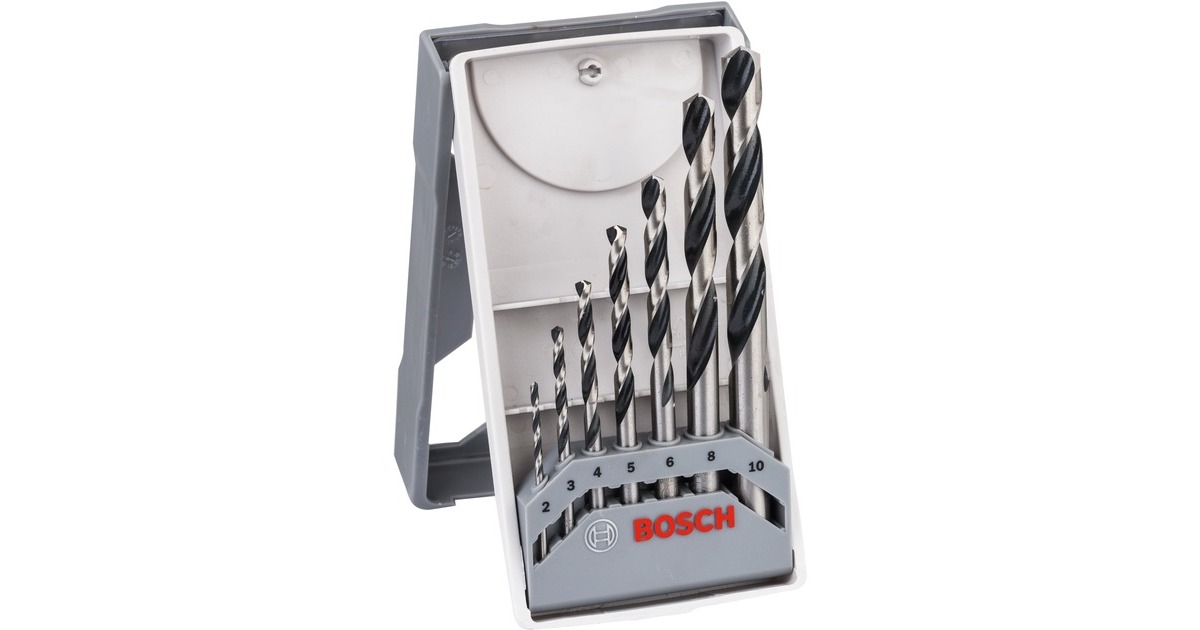 Bosch HSS-Spiralbohrer-Satz PointTeQ, 135°, 7-teilig(Mini X-Line Set)