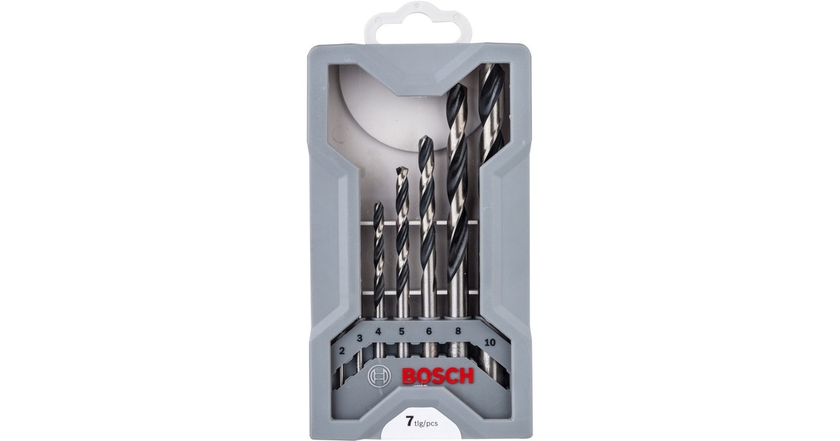 Bosch HSS-Spiralbohrer-Satz PointTeQ, 135°, 7-teilig(Mini X-Line Set)