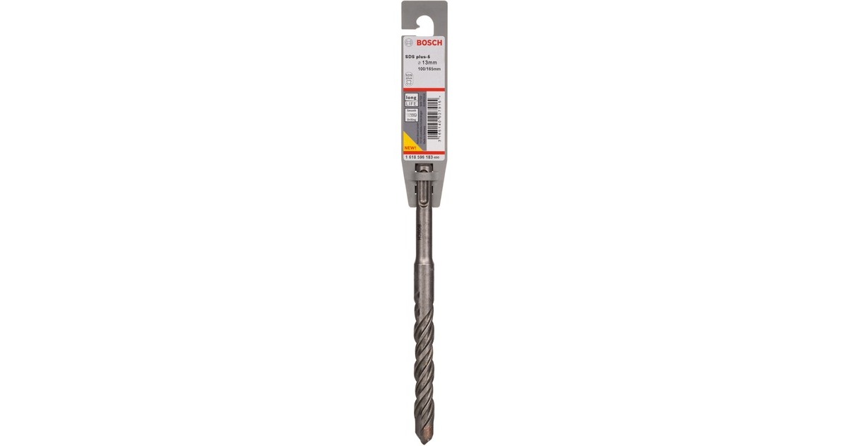 Bosch Hammerbohrer SDS-plus-5, Ø 13mm x 165mm(Arbeitslänge 100mm)