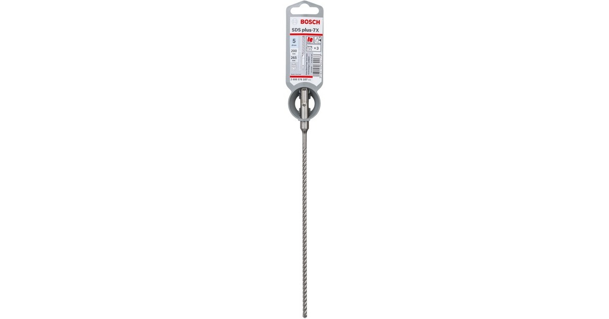 Bosch Hammerbohrer SDS-plus-7X, Ø 5mm(Arbeitslänge 200mm)