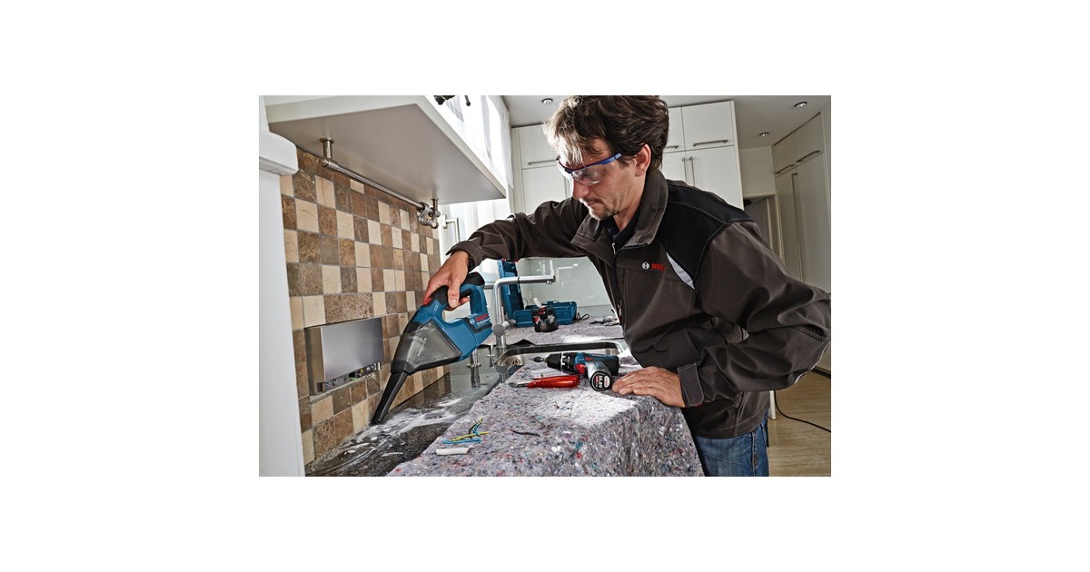 Bosch Hand-Akkusauger GAS 12V-LI, Handstaubsauger(blau, Karton, ohne Akku und Ladegerät)