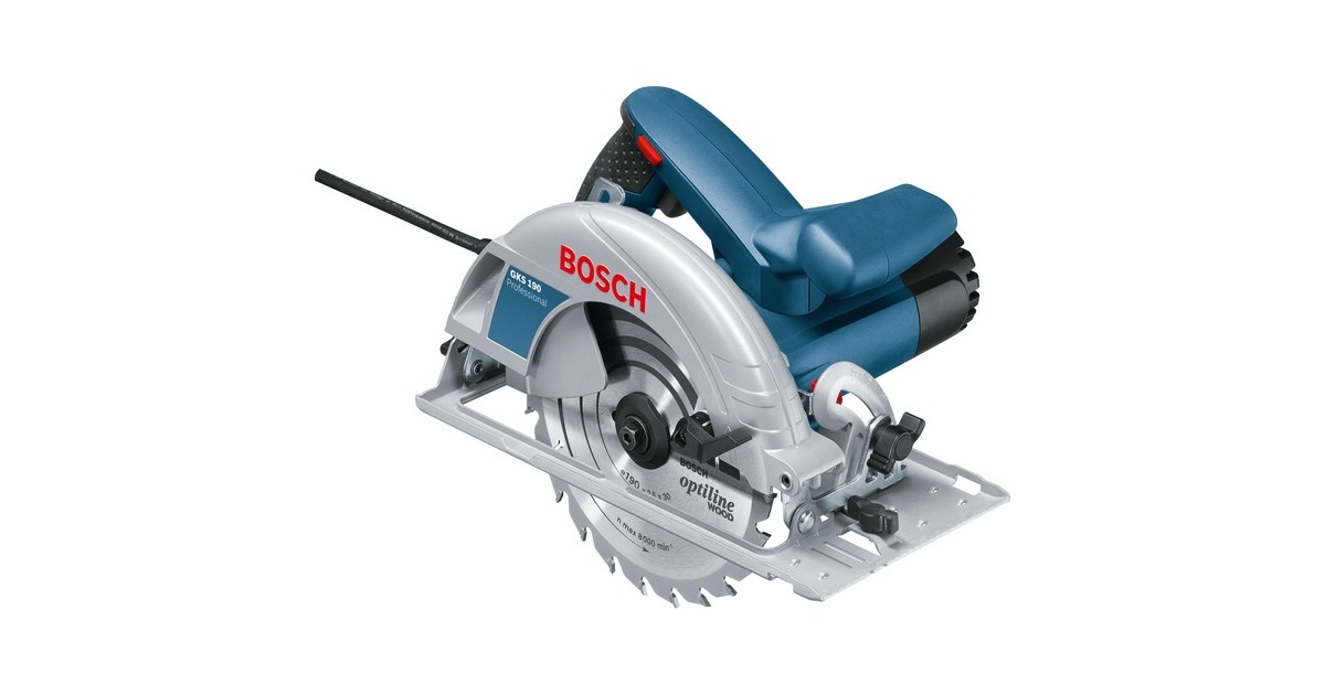Bosch Handkreissäge GKS 190 Professional(blau/silber, 1.400 Watt)