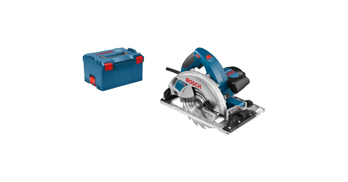 Bosch Handkreissäge GKS 65 GCE Professional(blau/schwarz, L-BOXX, 1.800 Watt)