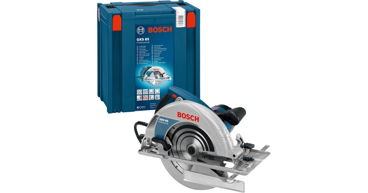 Bosch Handkreissäge GKS 85 G Professional(blau, L-BOXX, 2.200 Watt)