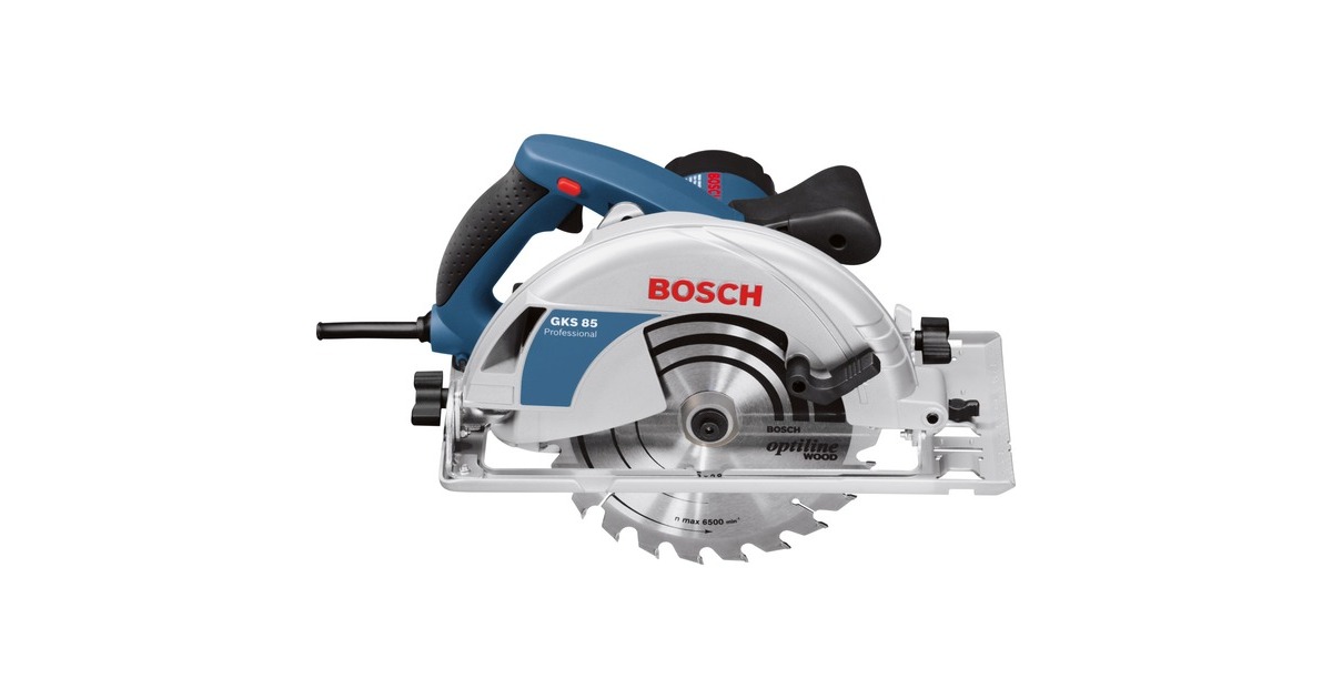 Bosch Handkreissäge GKS 85 Professional(blau/schwarz, 2.200 Watt)
