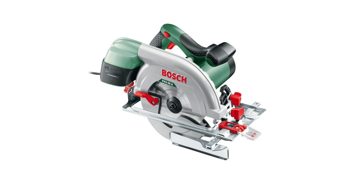 Bosch Handkreissäge PKS 66A(grün/schwarz, 1.600 Watt)