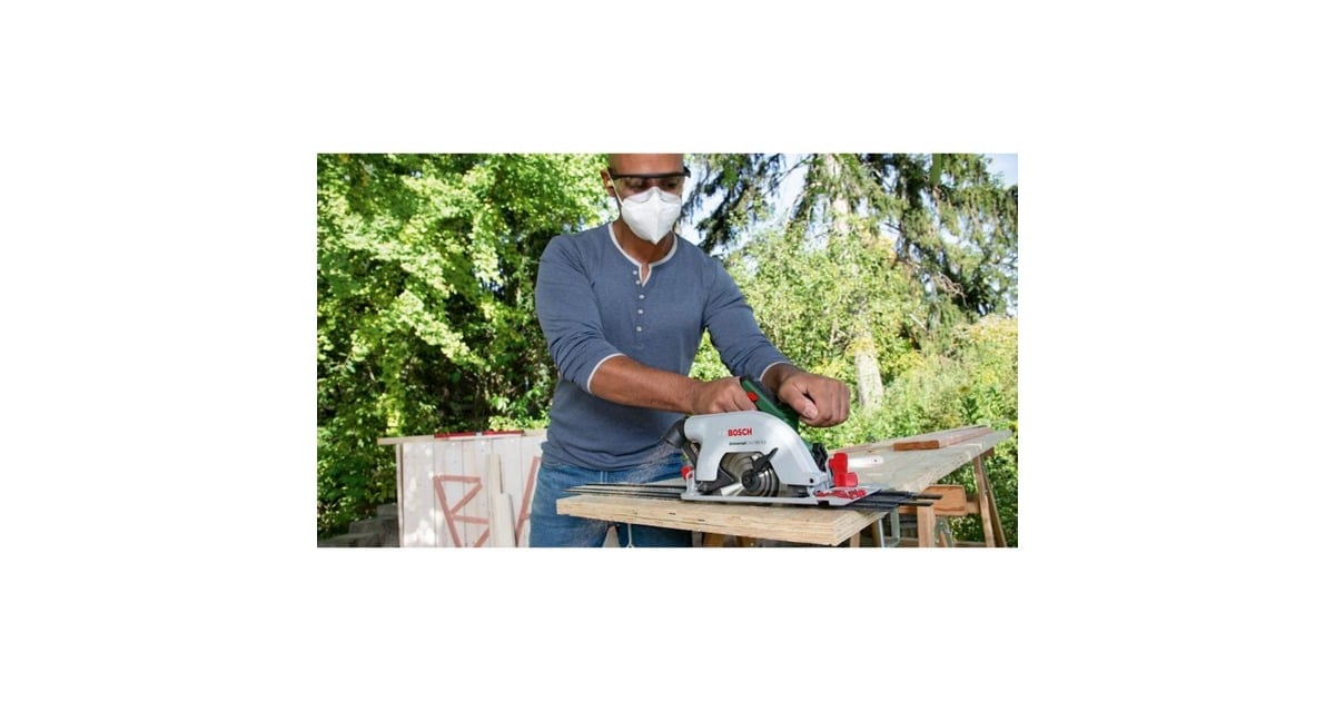 Bosch Handkreissäge UniversalCirc 18V-53, 18Volt(grün/schwarz, Li-Ionen Akku 2,5Ah, POWER FOR ALL ALLIANCE)