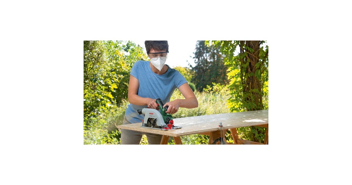 Bosch Handkreissäge UniversalCirc 18V-53 solo, 18Volt(grün/schwarz, ohne Akku und Ladegerät, POWER FOR ALL ALLIANCE)