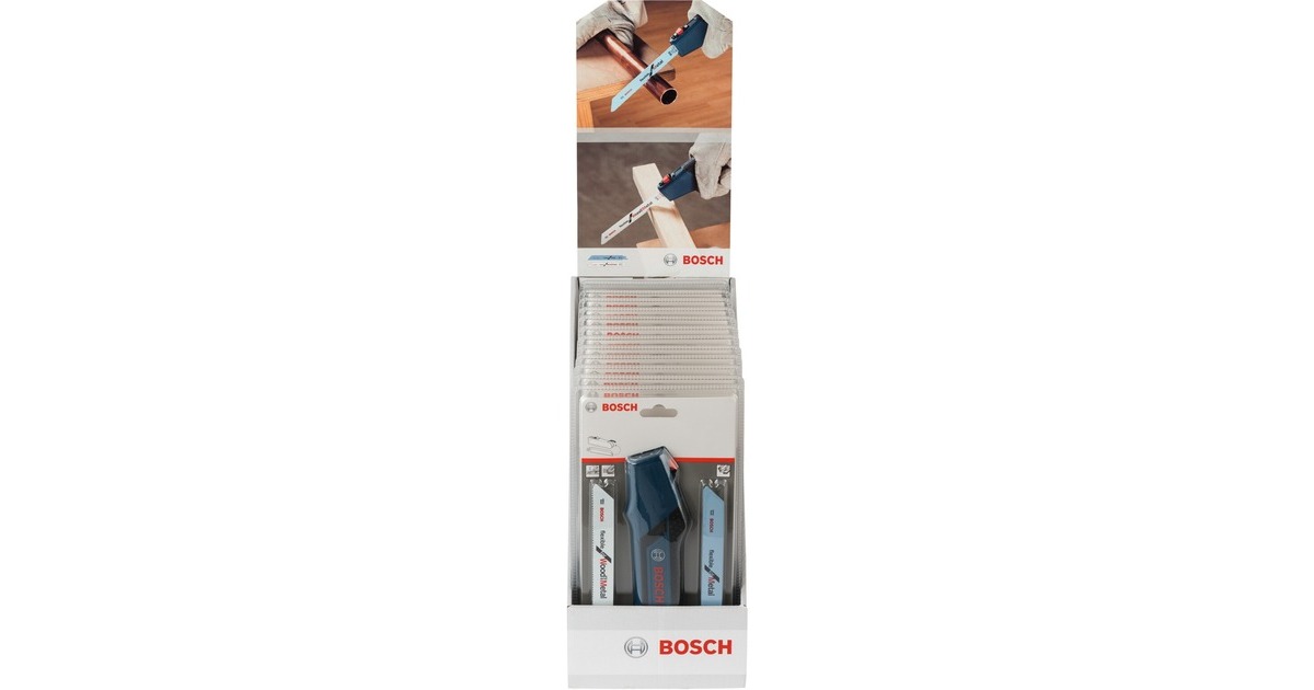 Bosch Handsägegriff für Säbelsägeblätter(blau, inkl. 2 Säbelsägeblätter)