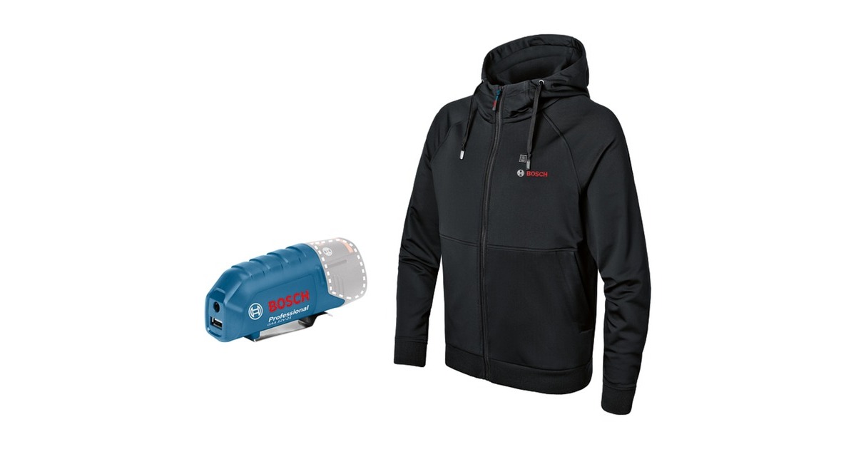 Bosch Heat+Jacket GHH 12+18V Solo Größe 3XL, Arbeitskleidung(schwarz, ohne Akku und Ladegerät) Bosch Heat+Jacket GHH 12+18V Solo Größe 3XL, Arbeitskleidung(schwarz, ohne Akku und Ladegerät)