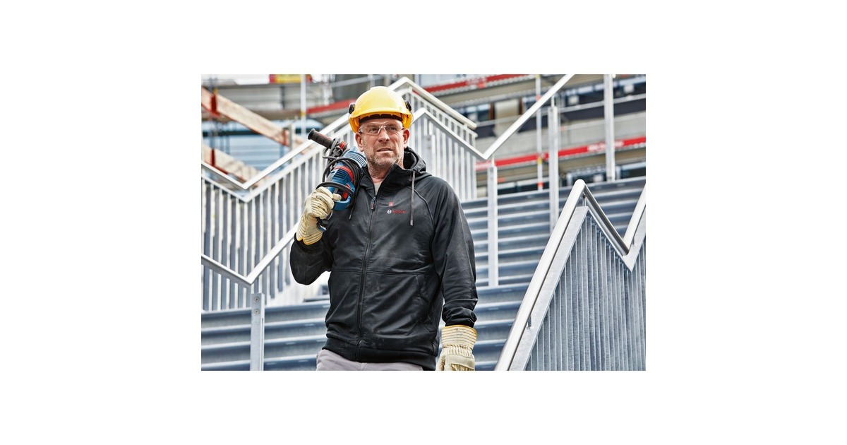 Bosch Heat+Jacket GHH 12+18V Solo Größe L, Arbeitskleidung(schwarz, ohne Akku und Ladegerät)