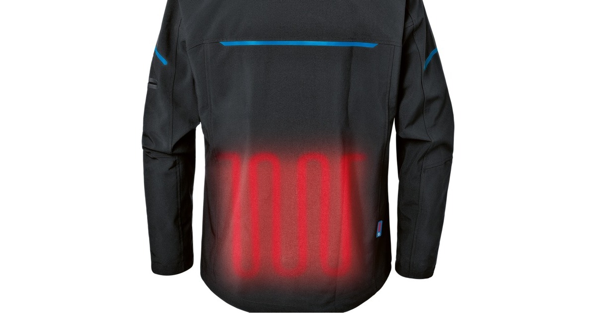 Bosch Heat+Jacket GHJ 12+18V Kit Größe M, Arbeitskleidung(schwarz, inkl. Ladeadapter GAA 12V-21, 1x 12-Volt-Akku)