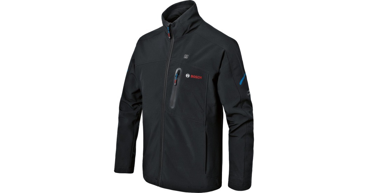 Bosch Heat+Jacket GHJ 12+18V Solo Größe 2XL, Arbeitskleidung(schwarz, ohne Akku und Ladegerät)