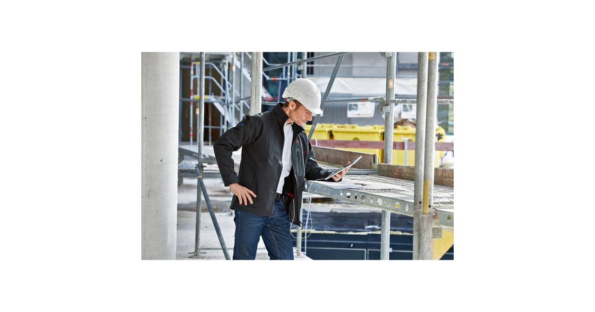 Bosch Heat+Jacket GHJ 12+18V Solo Größe 2XL, Arbeitskleidung(schwarz, ohne Akku und Ladegerät)