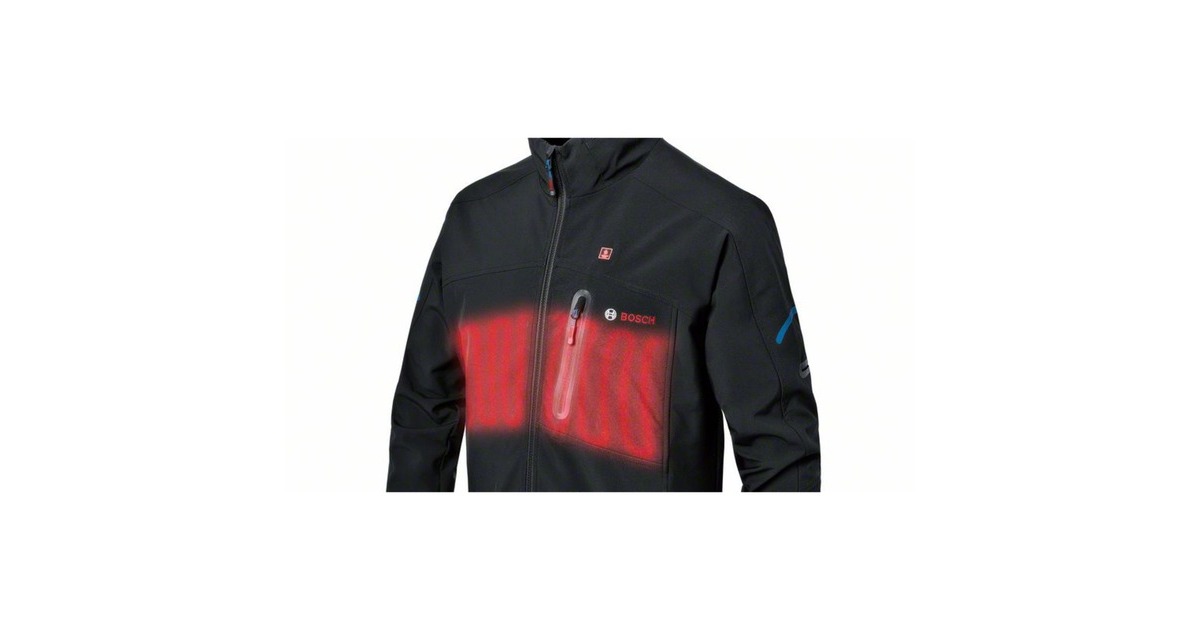 Bosch Heat+Jacket GHJ 12+18V Solo Größe L, Arbeitskleidung(schwarz, ohne Akku und Ladegerät)
