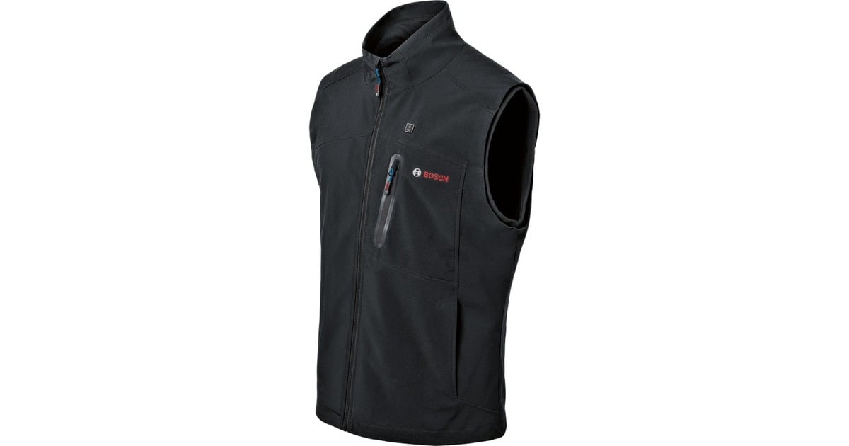 Bosch Heat+Jacket GHV 12+18V Kit Größe 3XL, Arbeitskleidung(schwarz, inkl. Ladegerät GAL 12V-20 Professional, 1x Akku GBA 12V 2.0Ah)