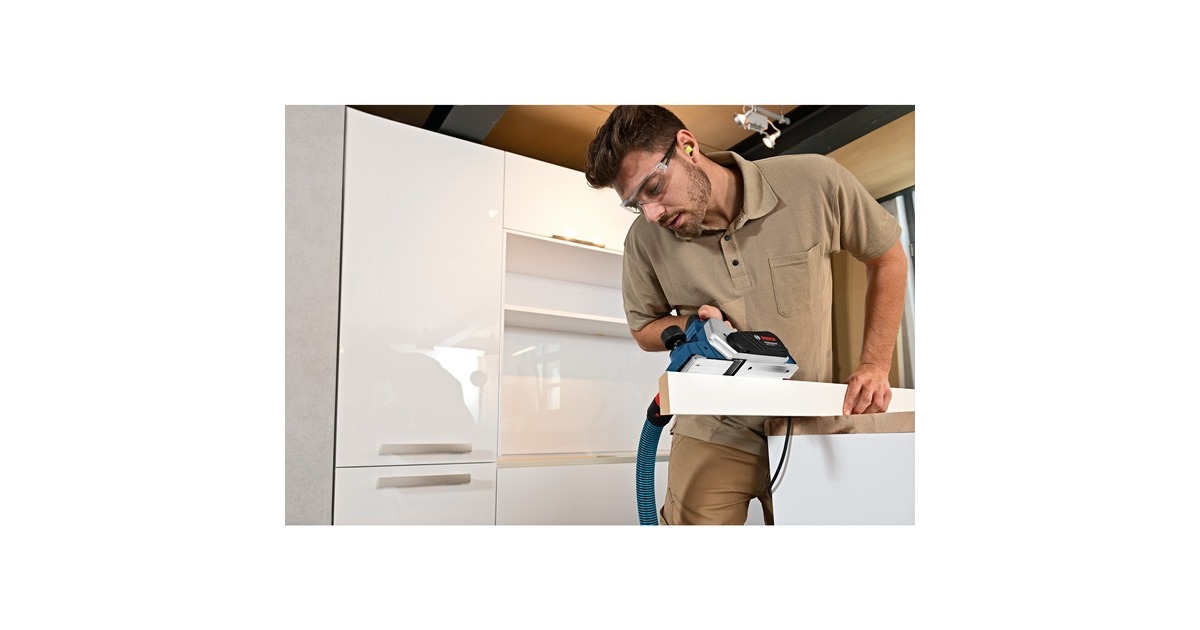 Bosch Hobel GHO 16-82 Professional, Elektrohobel(blau/schwarz, 630 Watt)