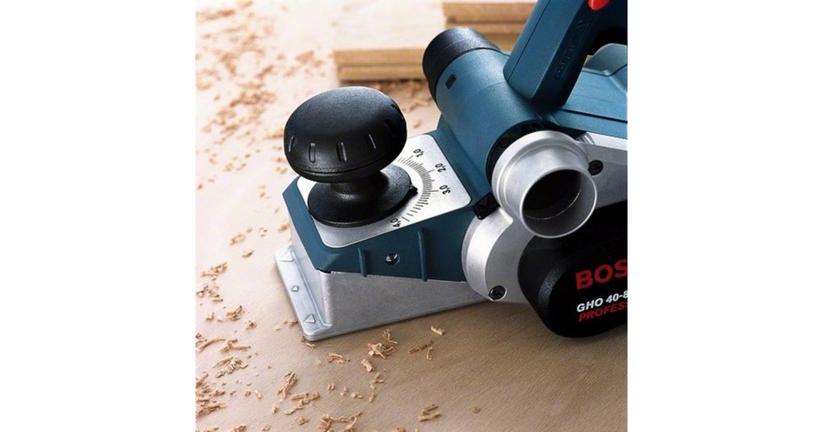 Bosch Hobel GHO 40-82 C Professional, Elektrohobel(blau/schwarz, Handwerkerkoffer, 850 Watt)