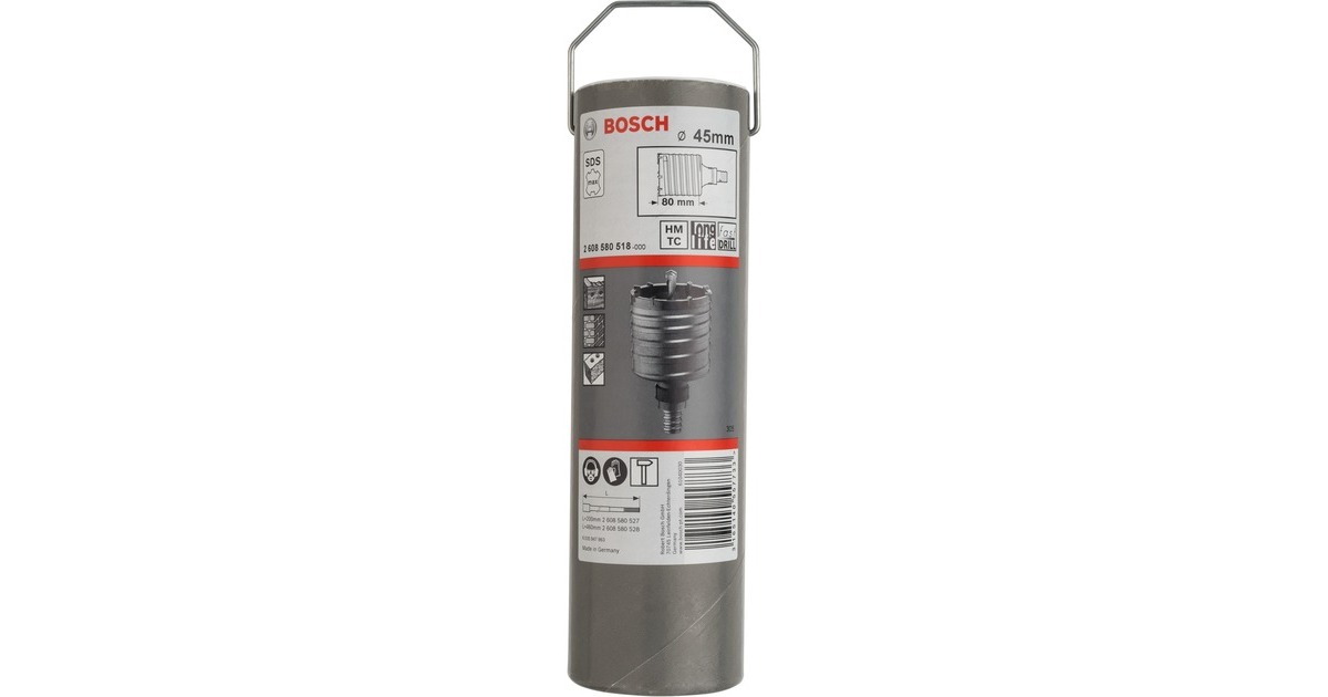 Bosch Hohlbohrkrone SDS-max-9 CoreCutter, Ø 45mm, Bohrer(zweiteilig mit Gewinde)