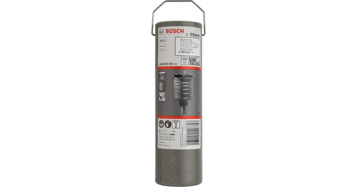 Bosch Hohlbohrkrone SDS-max-9 CoreCutter, Ø 55mm, Bohrer(zweiteilig mit Gewinde)