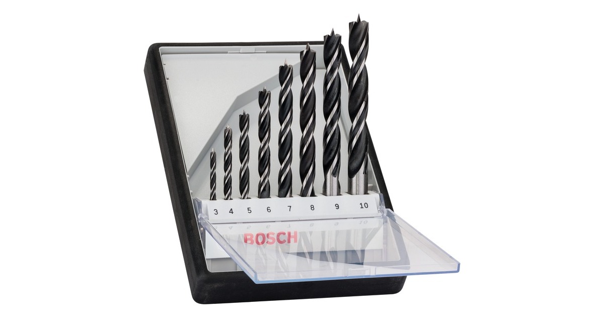 Bosch Holzbohrer-Satz Robust Line, 8-teilig