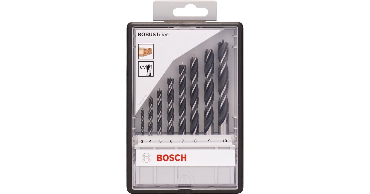 Bosch Holzbohrer-Satz Robust Line, 8-teilig