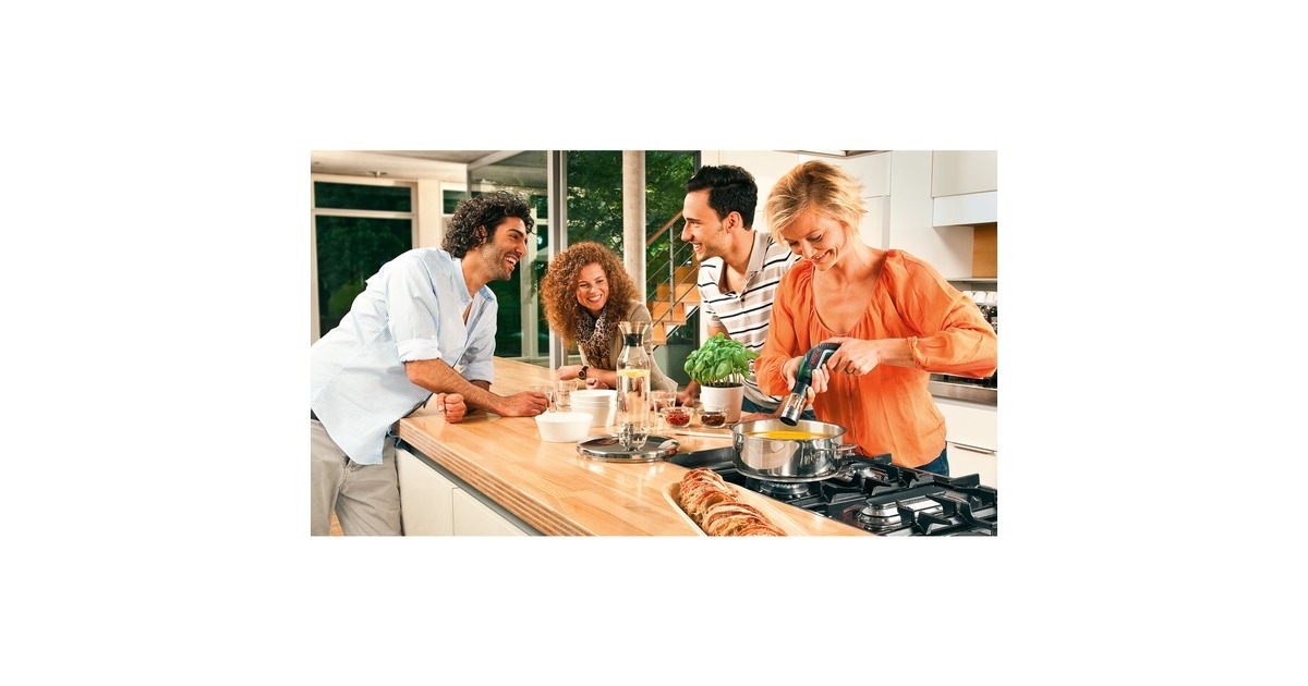 Bosch IXO Collection Gewürzmühlen-Aufsatz(schwarz/edelstahl, für Bosch IXO)