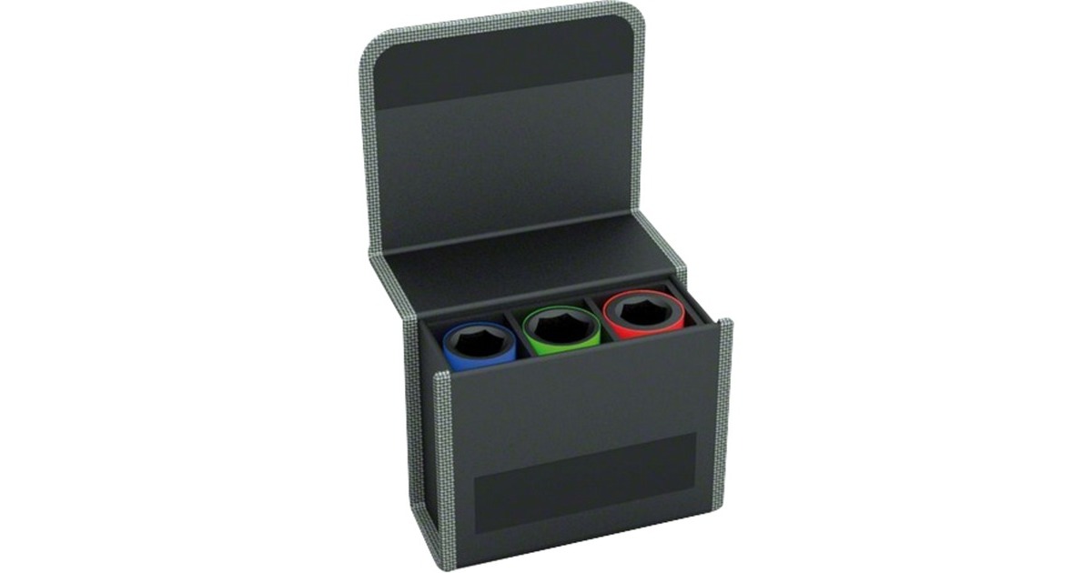 Bosch Impact Control Steckschlüssel-Satz 1/2", 3-teilig(mehrfarbig, 17mm, 19mm, 21mm, für Alufelgen)